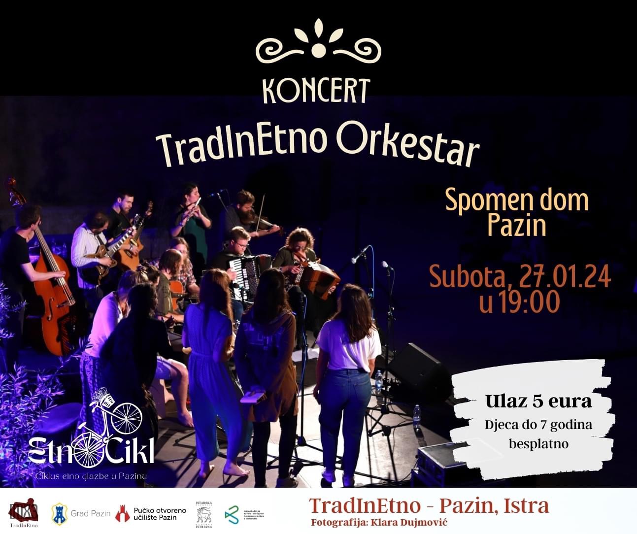 Godišnji koncert TradinEtno orkestra u sklopu EtnoCikla