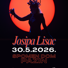 Jedinstvena Josipa Lisac 30. svibnja nastupa u Spomen domu Pazin Jedinstvena Josipa Lisac 30. svibnja nastupa u Spomen domu Pazin