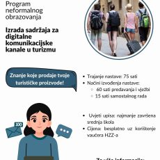📣 Novi program obrazovanja: Izrada sadržaja za digitalne komunikacijske kanale u turizmu 📣 Novi program obrazovanja: Izrada sadržaja za digitalne komunikacijske kanale u turizmu