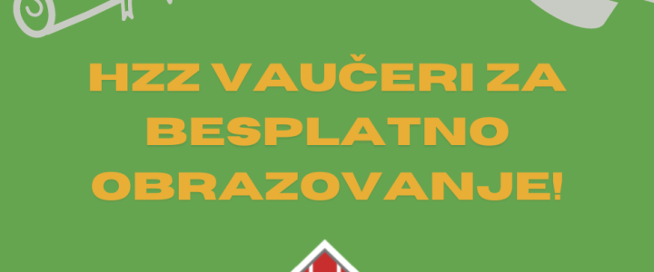 Dostupni novi programi obrazovanja – mogućnost besplatnog obrazovanja korištenjem vaučera HZZ-a Dostupni novi programi obrazovanja – mogućnost besplatnog obrazovanja korištenjem vaučera HZZ-a